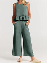 Women's Summer 2 Piece Outfits - Lounge Set with Pockets