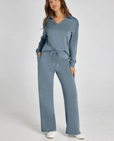 Women's 2 Piece Sets Outfits Casual Long Sleeve Sweatsuits Sets (Same as in the video)