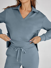 Women's 2 Piece Sets Outfits Casual Long Sleeve Sweatsuits Sets (Same as in the video)
