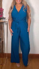 V-NECK EFFORTLESS JUMPSUIT