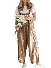 ⏰Hot Sale-Women's Spring Style Printed Denim Overalls