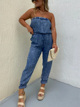 IN THE MOMENT DENIM JUMPSUIT