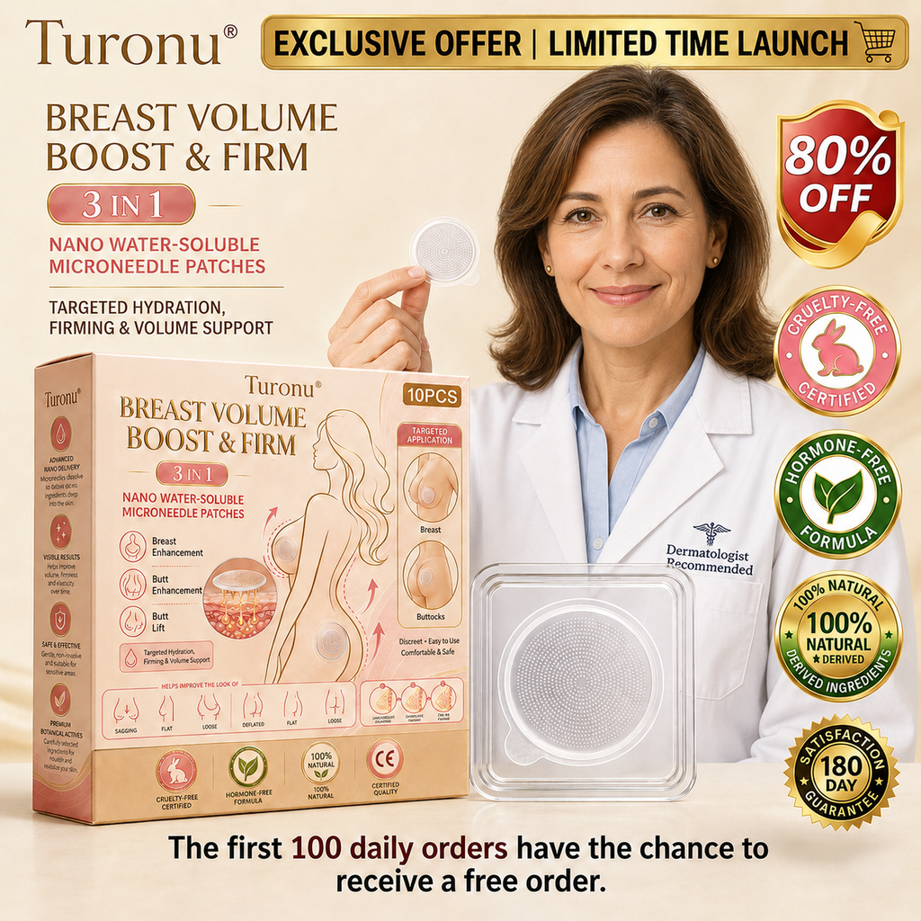 💥Turonu®📛Targeted Breast Enhancement Advanced Nano Microneedle Patch🥯