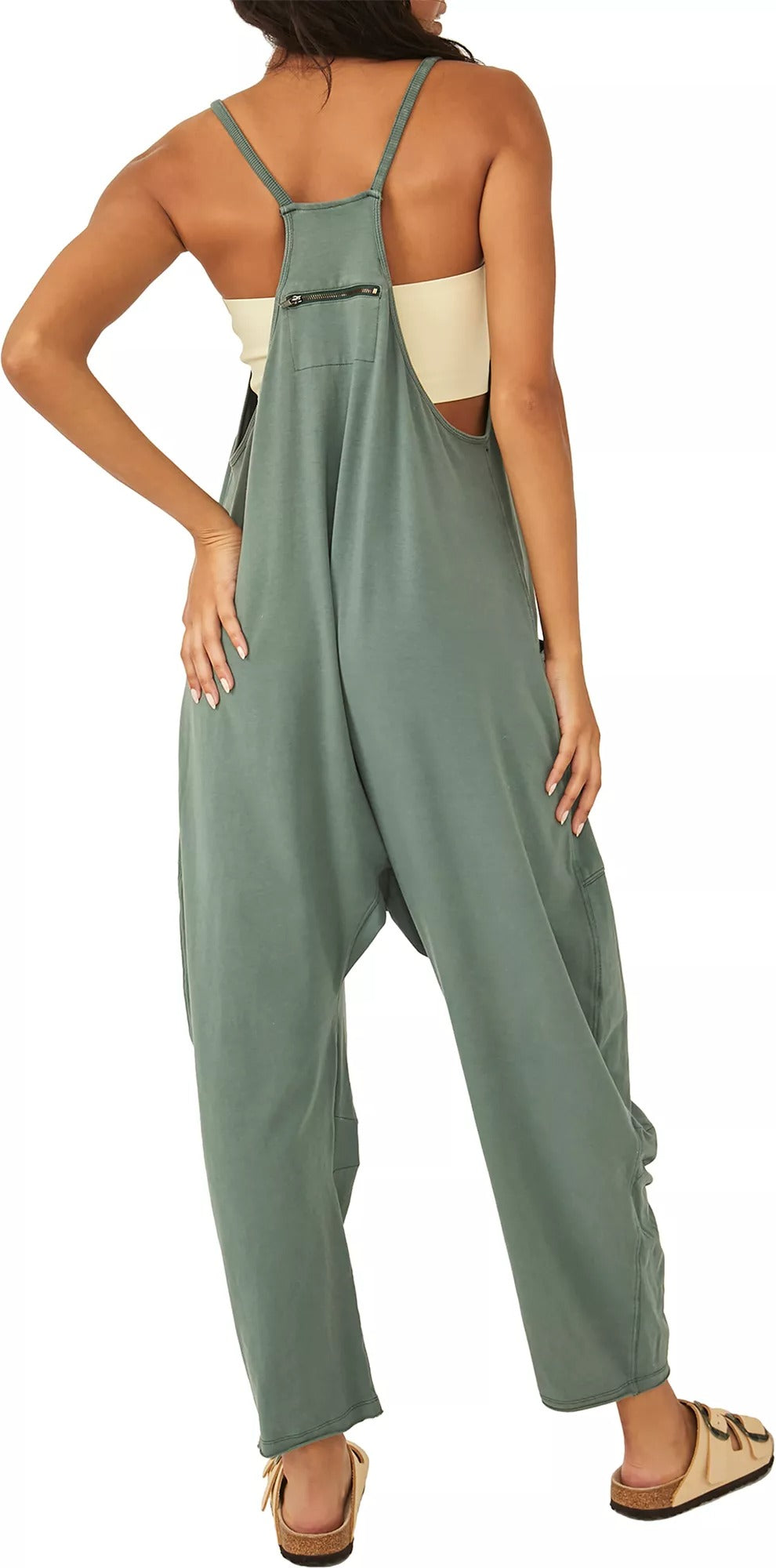 New Wide Leg Jumpsuit with Pockets