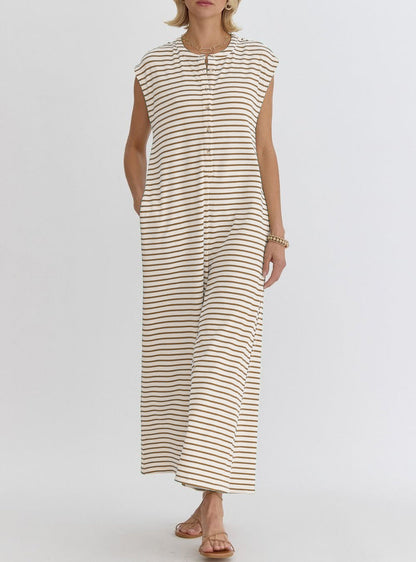 Stripe Wide Leg Jumpsuit
