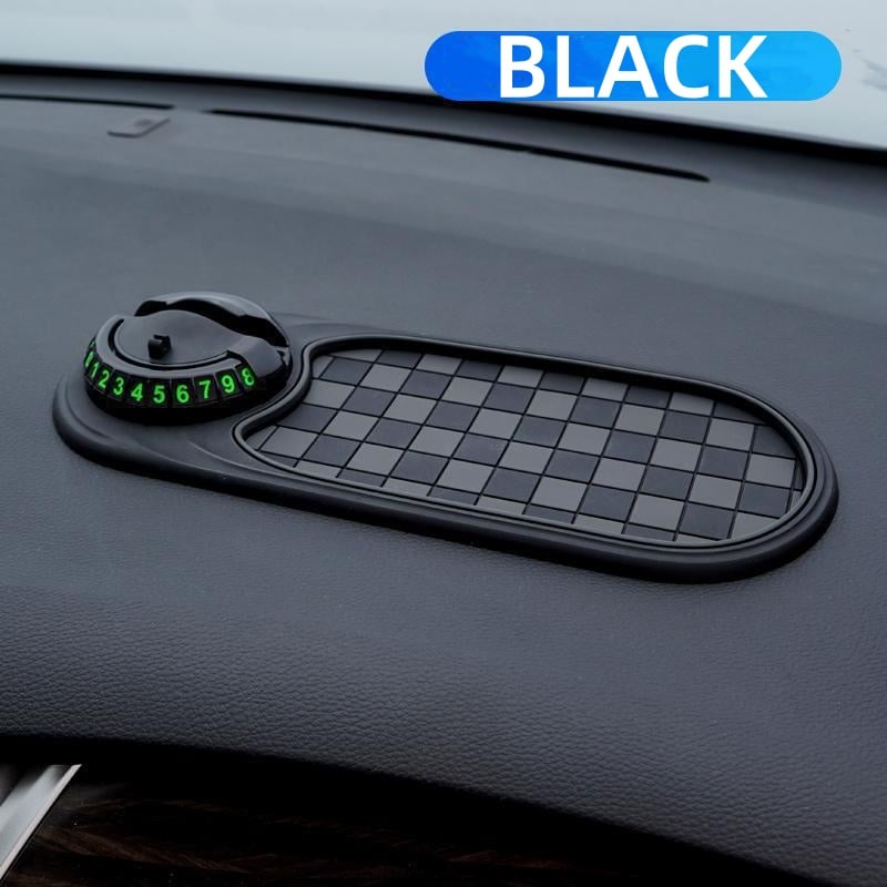 Woyuosn Multifunction Car Mat with Phone Holder Hidden Number Plate