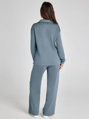 Women's 2 Piece Sets Outfits Casual Long Sleeve Sweatsuits  Sets (Same as in the video)