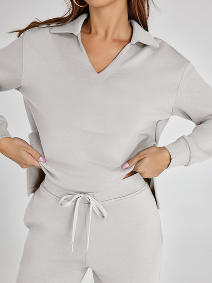 Women's 2 Piece Sets Outfits Casual Long Sleeve Sweatsuits  Sets (Same as in the video)