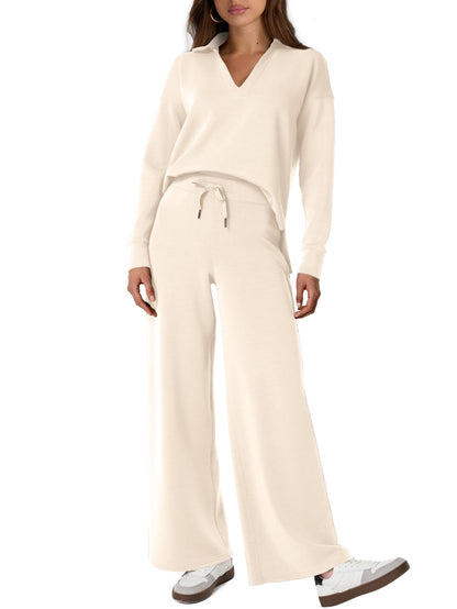 Women's 2 Piece Sets Outfits Casual Long Sleeve Sweatsuits  Sets (Same as in the video)