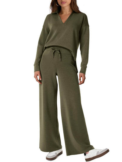 Women's 2 Piece Sets Outfits Casual Long Sleeve Sweatsuits  Sets (Same as in the video)