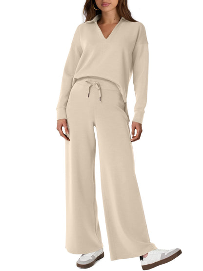 Women's 2 Piece Sets Outfits Casual Long Sleeve Sweatsuits  Sets (Same as in the video)
