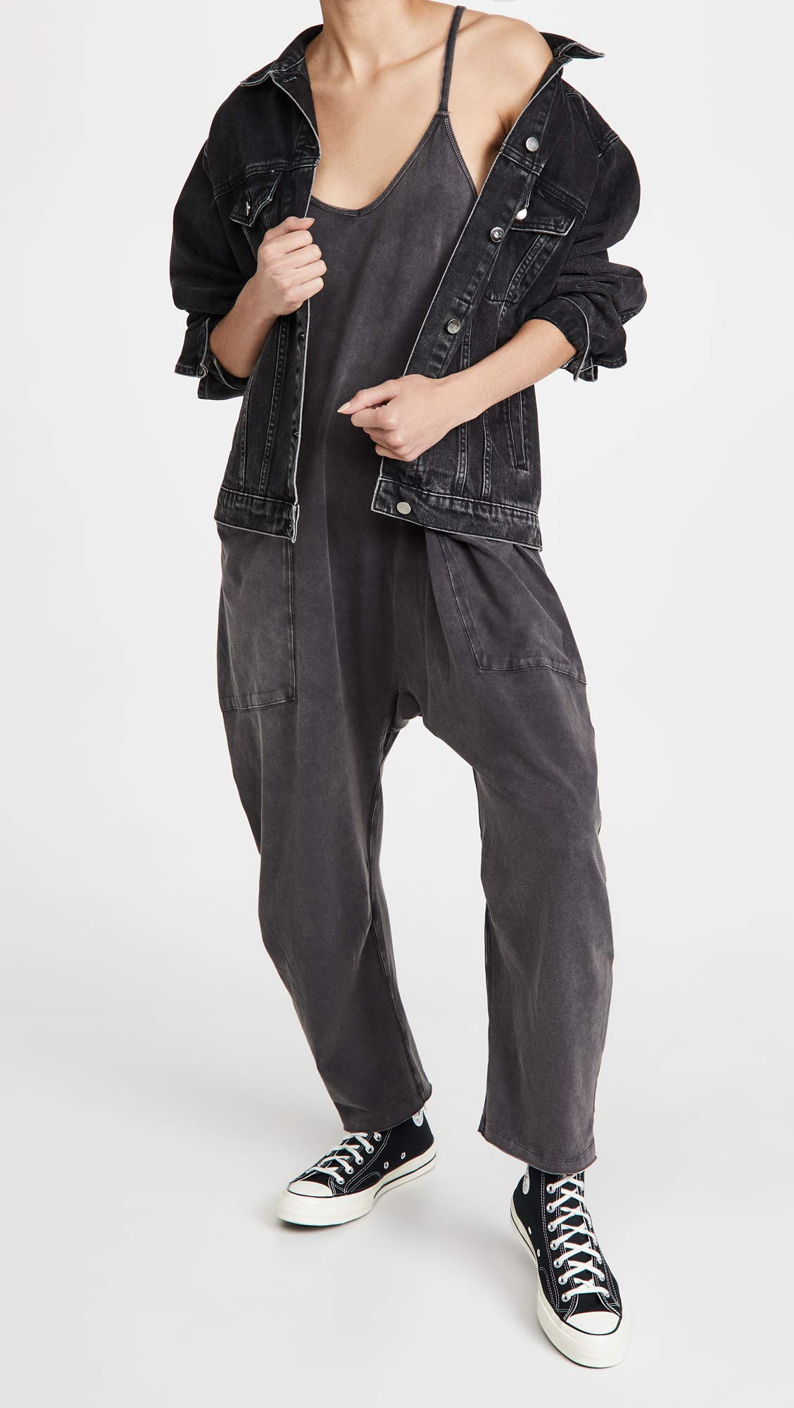 New Wide Leg Jumpsuit with Pockets