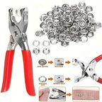 100PCS Metal Snap Button Kit with Pliers